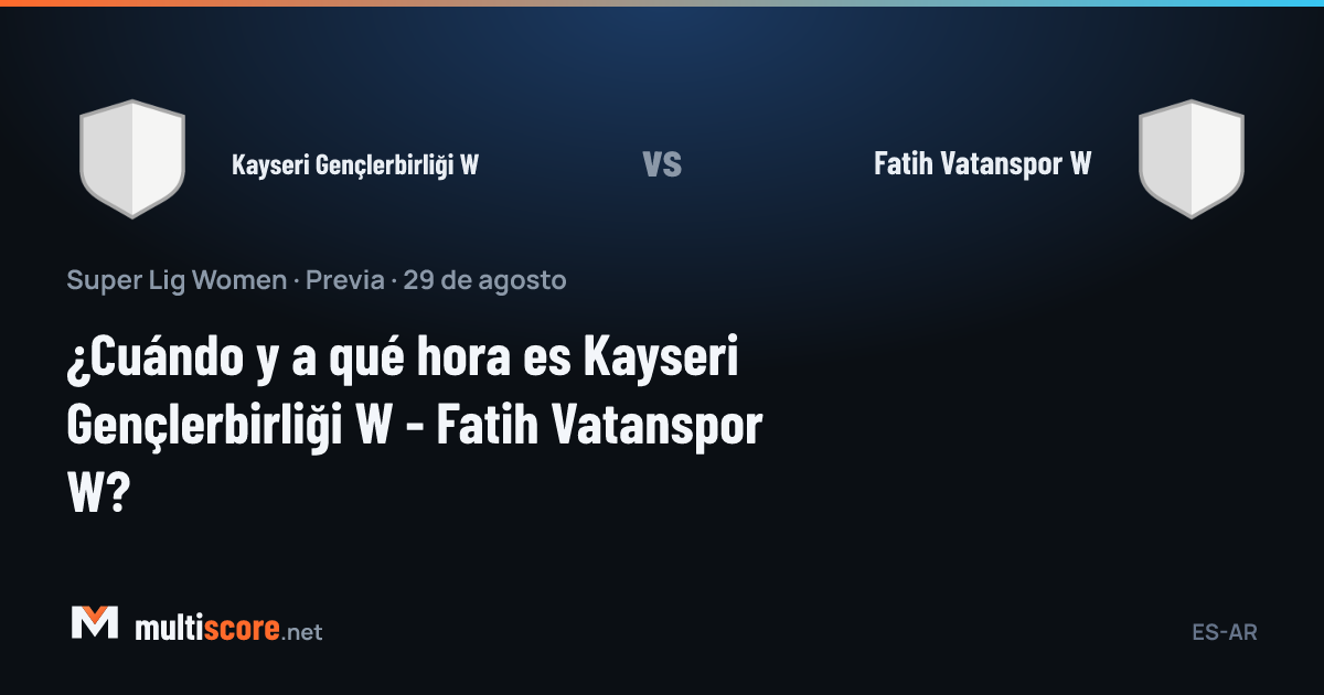 Kayseri Gençlerbirliği W - Fatih Vatanspor W kadınlar Süper Lig maçı