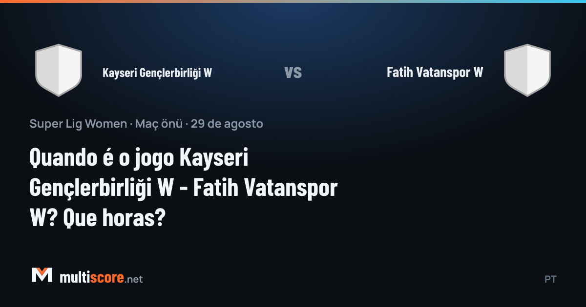 Kayseri Gençlerbirliği W - Fatih Vatanspor W kadınlar Süper Lig maçı