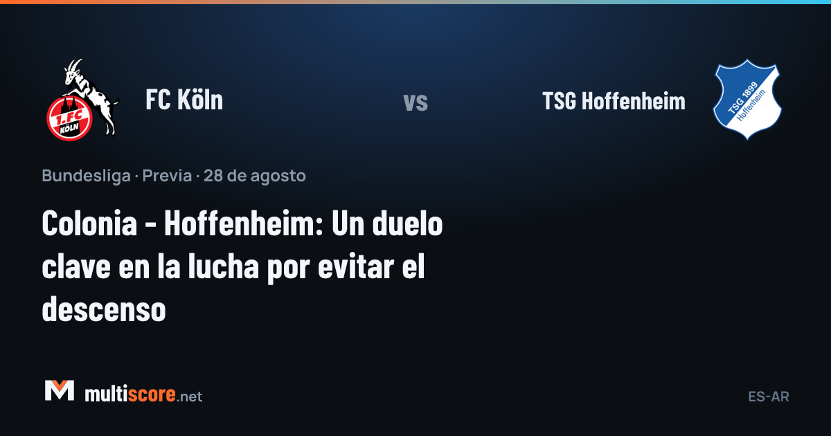 FC Köln - TSG Hoffenheim