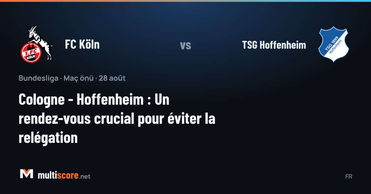 FC Köln - TSG Hoffenheim