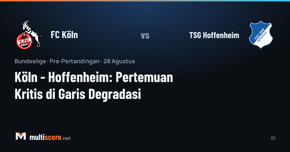 FC Köln - TSG Hoffenheim