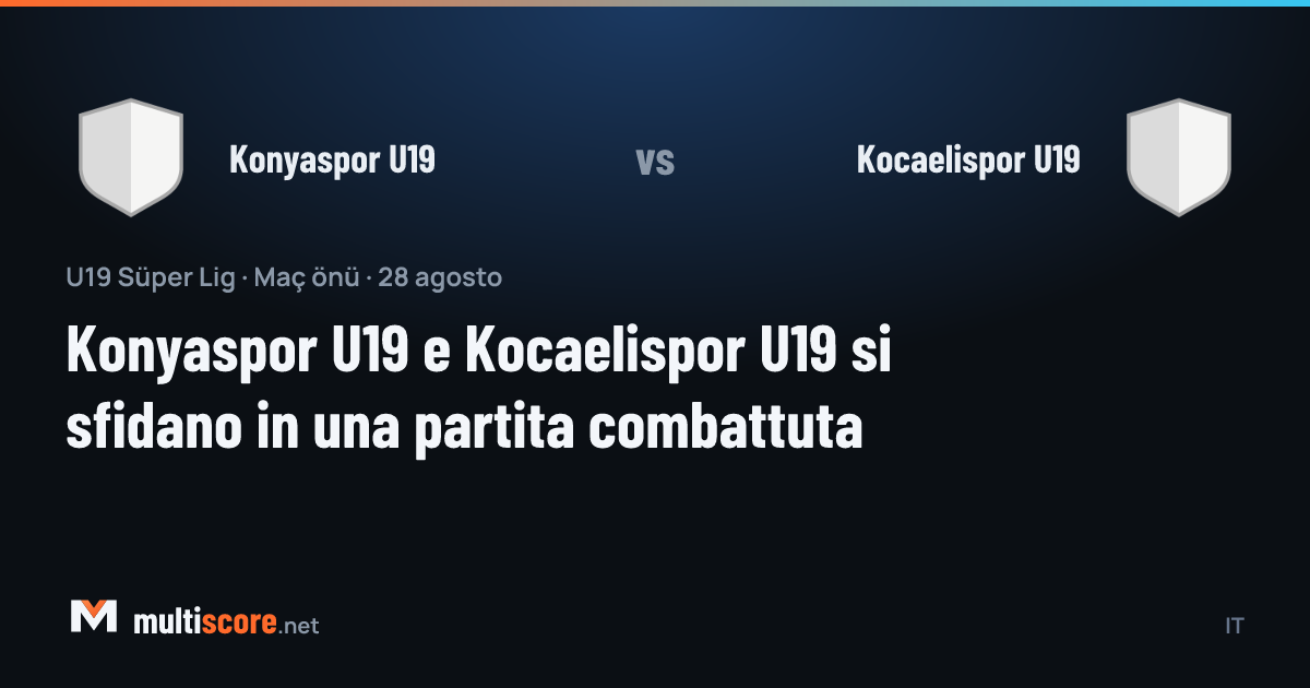Konyaspor U19 ve Kocaelispor U19 takımlarının sahada mücadelesi, genç futbolcular