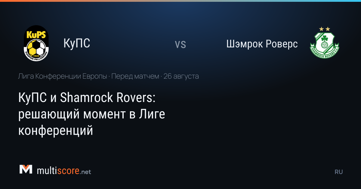 KuPS - Shamrock Rovers