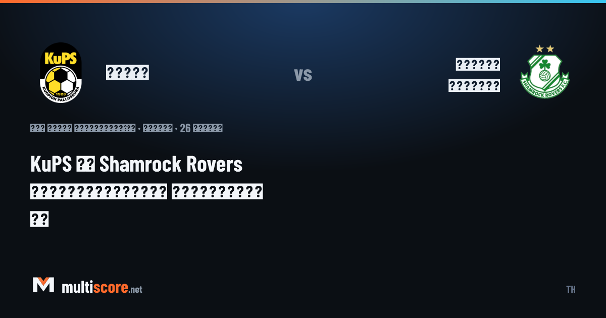KuPS - Shamrock Rovers