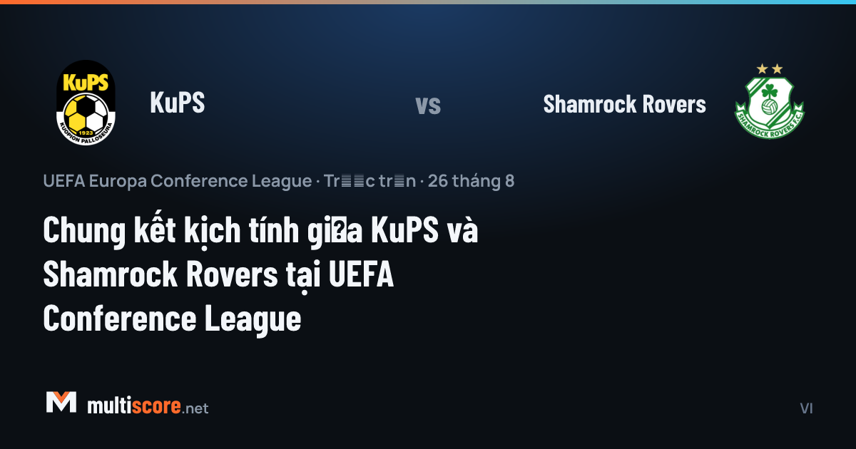 KuPS - Shamrock Rovers