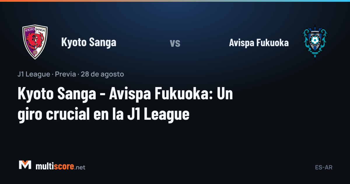 Kyoto Sanga ve Avispa Fukuoka oyuncuları J1 League maçında mücadele ederken