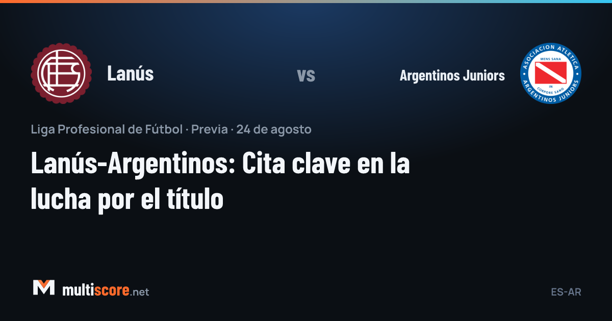 Lanús - Argentinos Juniors