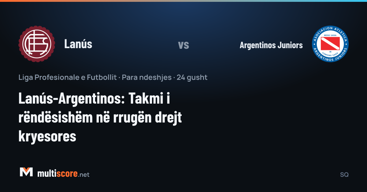 Lanús - Argentinos Juniors