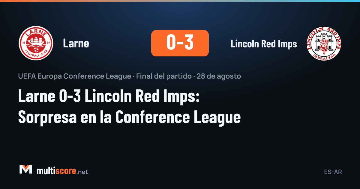 Larne - Lincoln Red Imps maçından bir görüntü