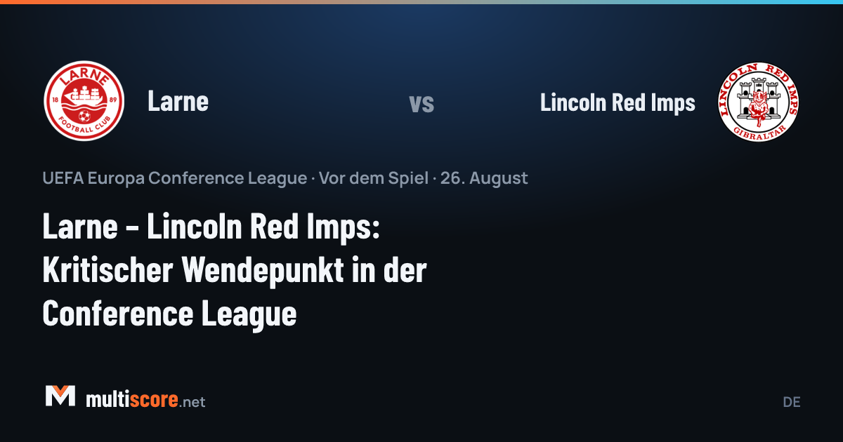 Larne - Lincoln Red Imps