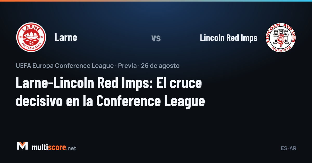 Larne - Lincoln Red Imps