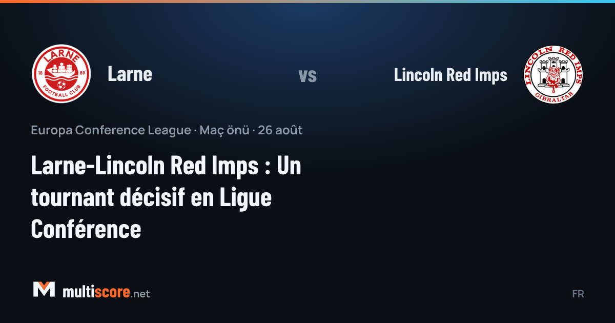 Larne - Lincoln Red Imps
