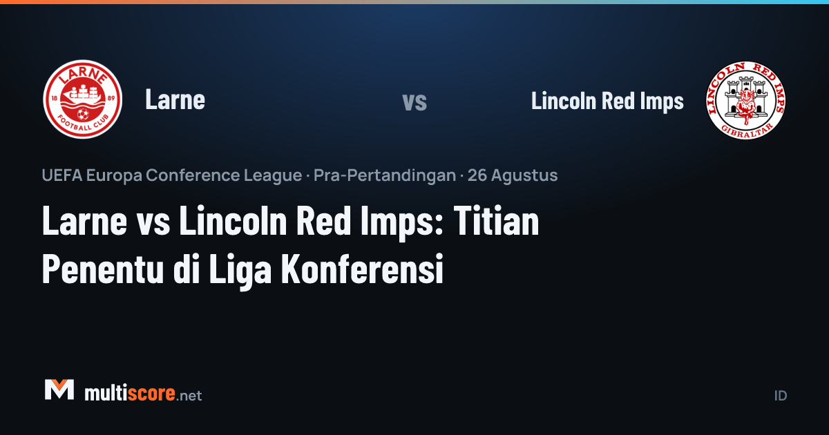 Larne - Lincoln Red Imps