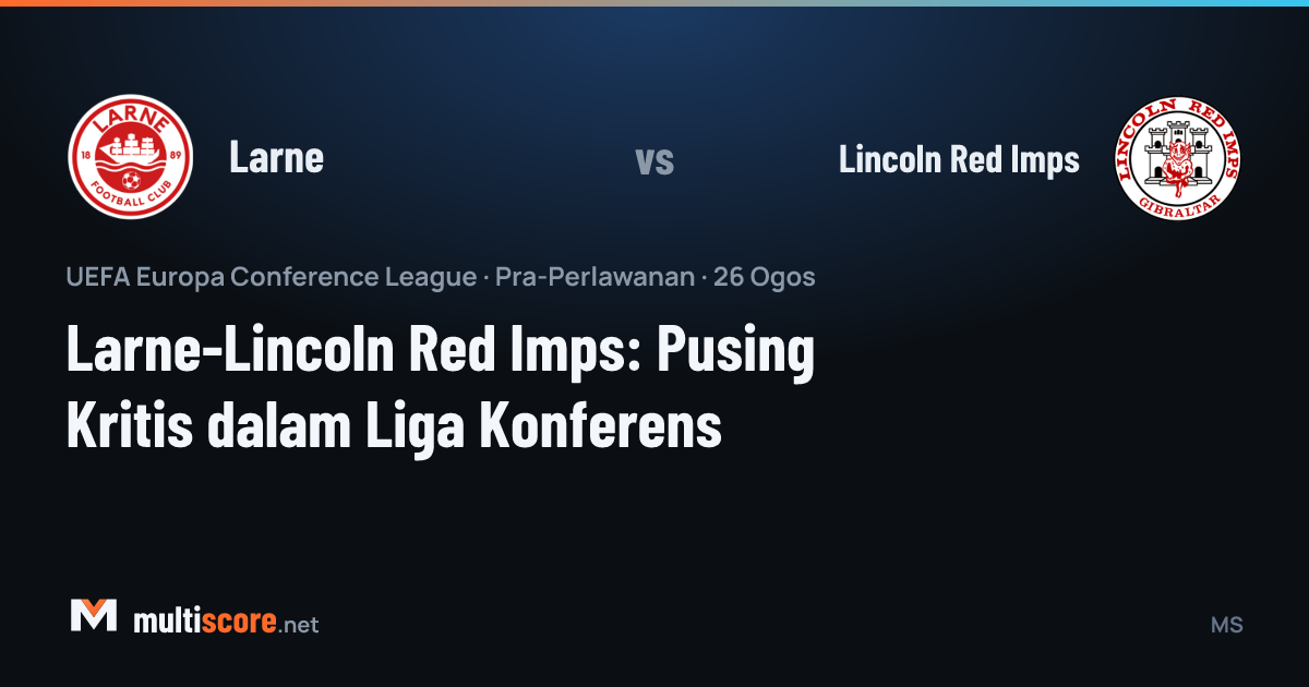 Larne - Lincoln Red Imps