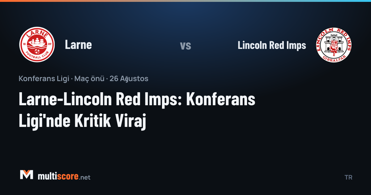 Larne - Lincoln Red Imps