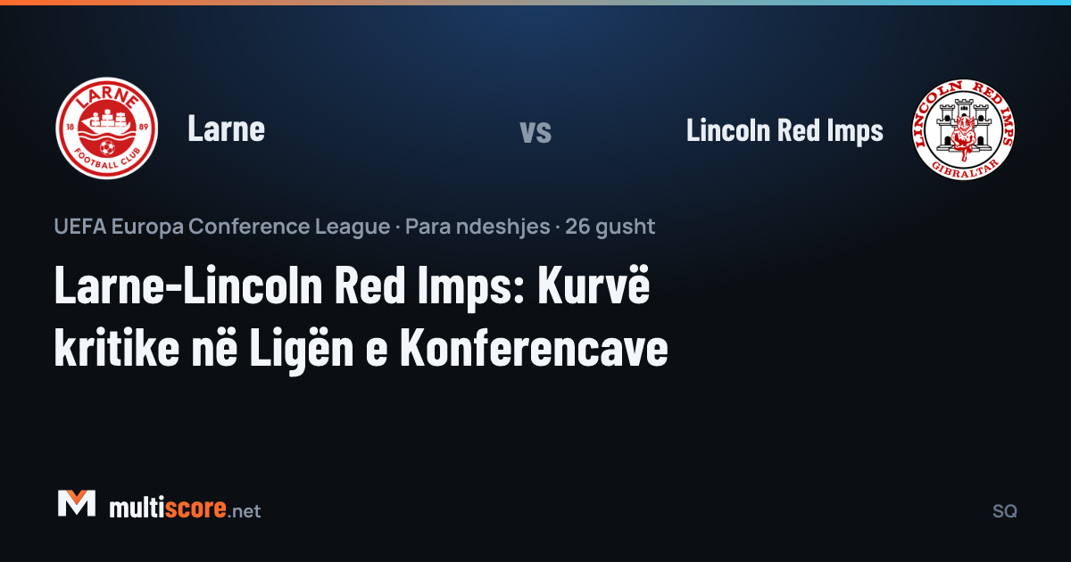 Larne - Lincoln Red Imps