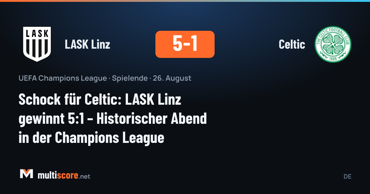 LASK Linz - Celtic