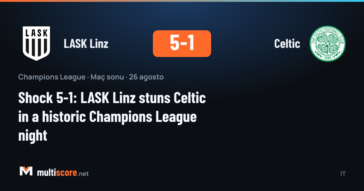 LASK Linz - Celtic