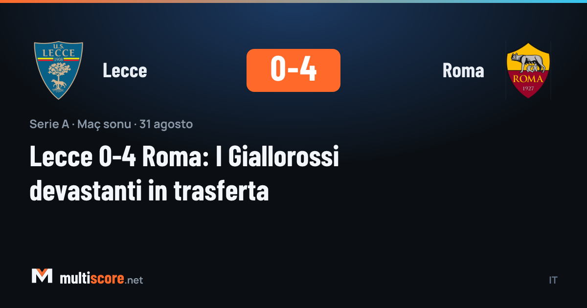 Lecce - Roma
