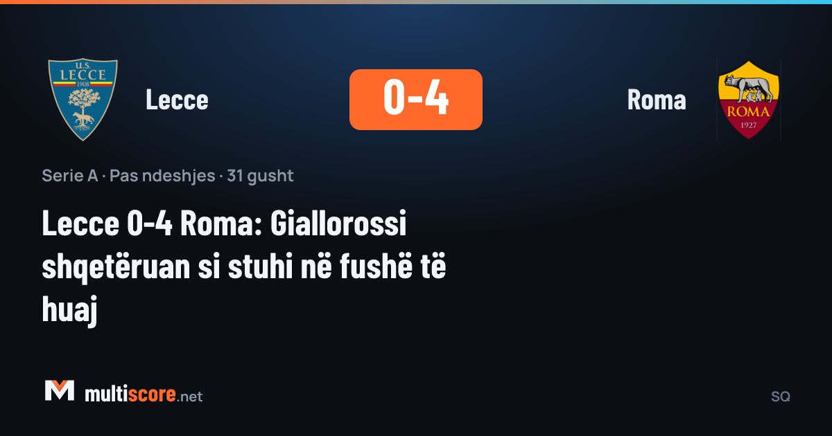 Lecce - Roma