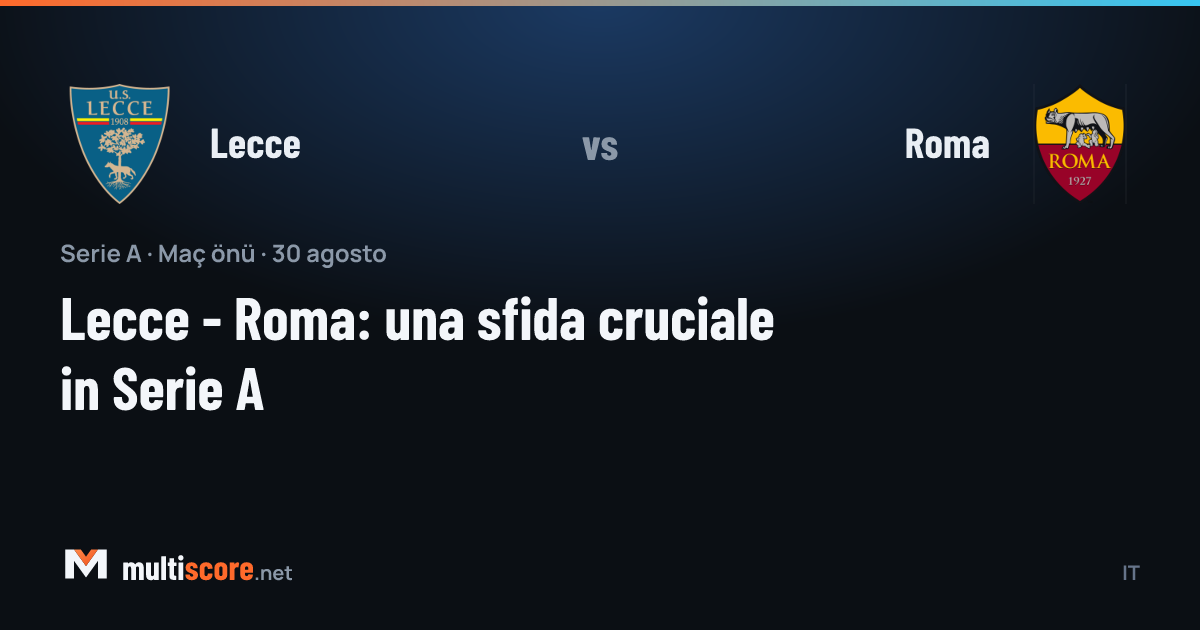 Lecce - Roma Serie A maçı öncesi stadyum görünümü