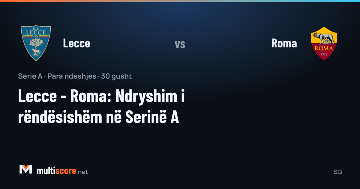 Lecce - Roma Serie A maçı öncesi stadyum görünümü