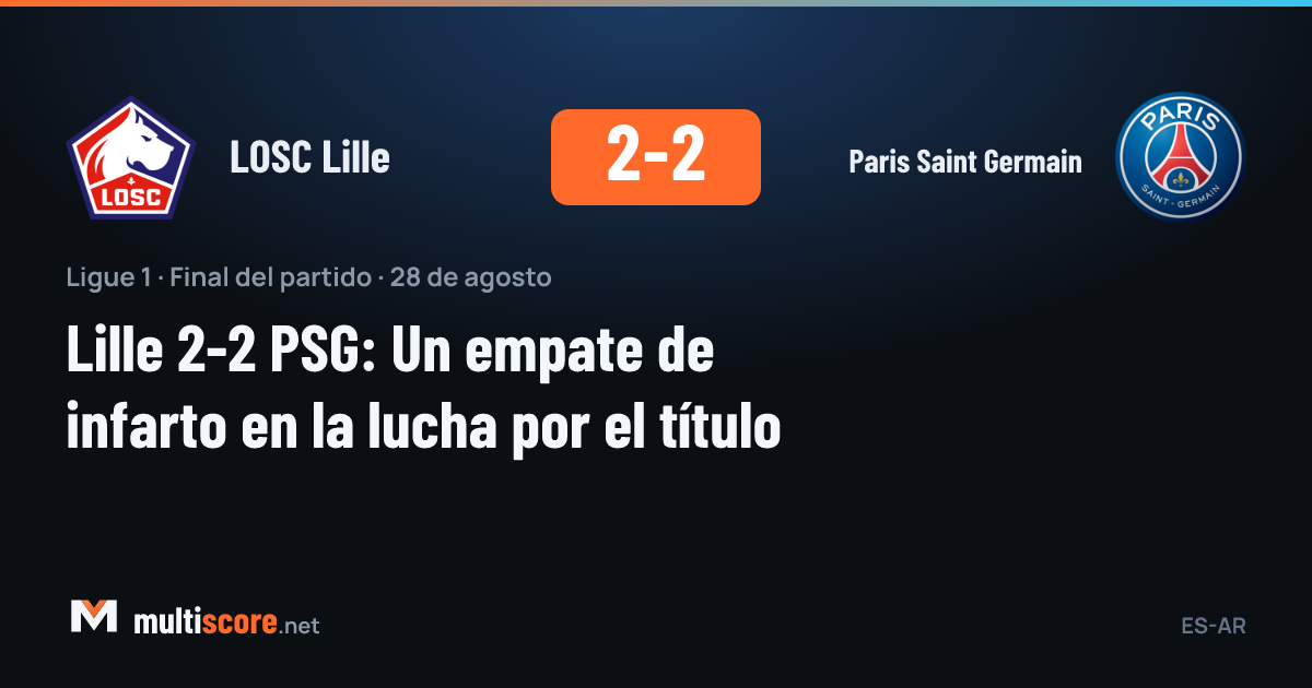 LOSC Lille ile Paris Saint-Germain arasındaki Ligue 1 maçından bir kare