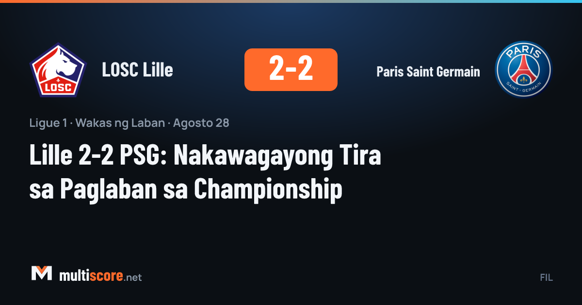 LOSC Lille ile Paris Saint-Germain arasındaki Ligue 1 maçından bir kare