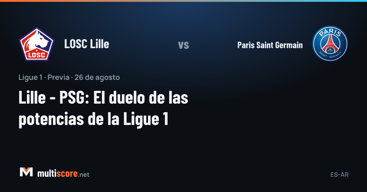 LOSC Lille - Paris Saint Germain