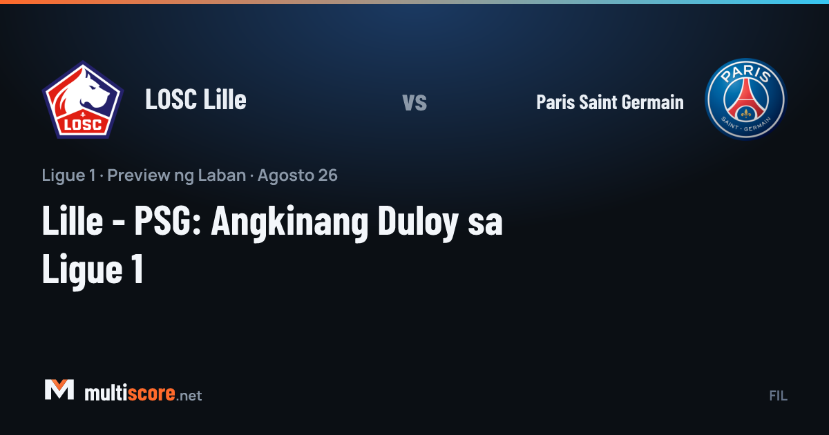 LOSC Lille - Paris Saint Germain