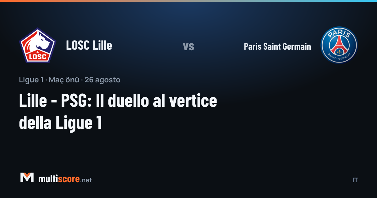 LOSC Lille - Paris Saint Germain
