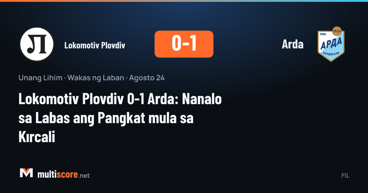 Lokomotiv Plovdiv - Arda maçından bir kare