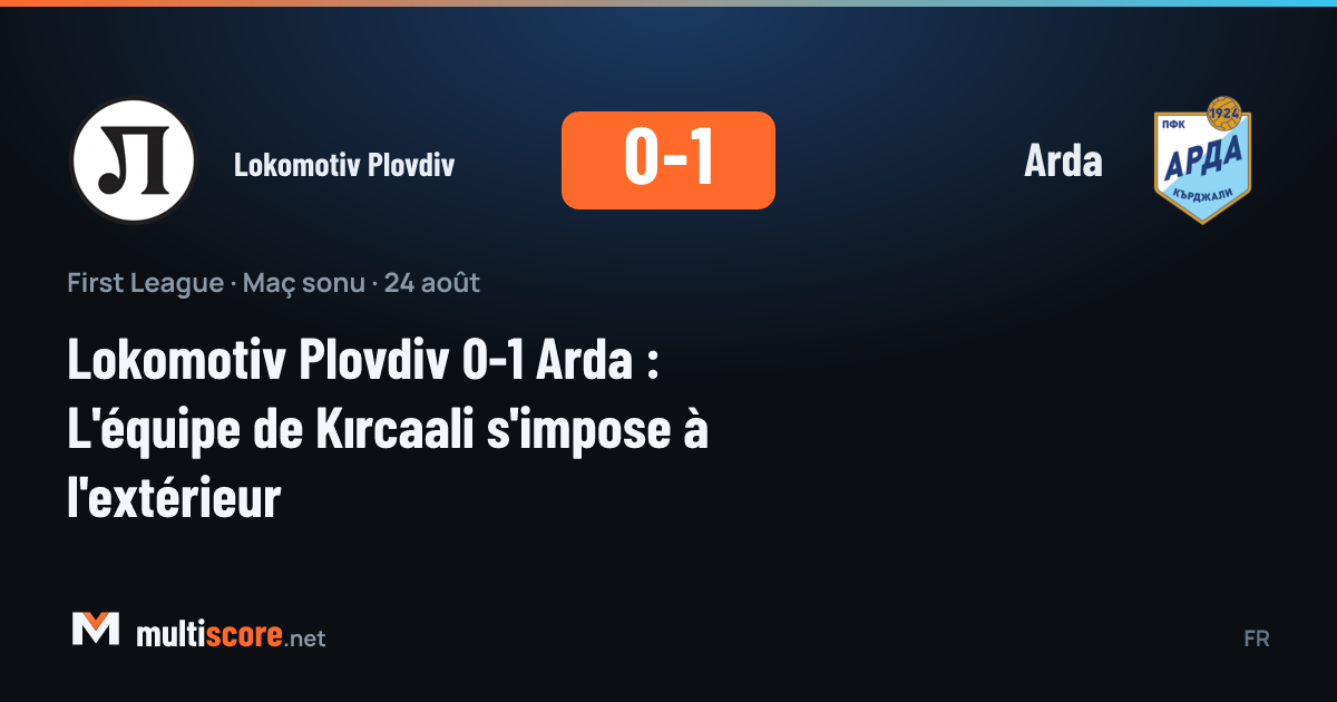 Lokomotiv Plovdiv - Arda maçından bir kare