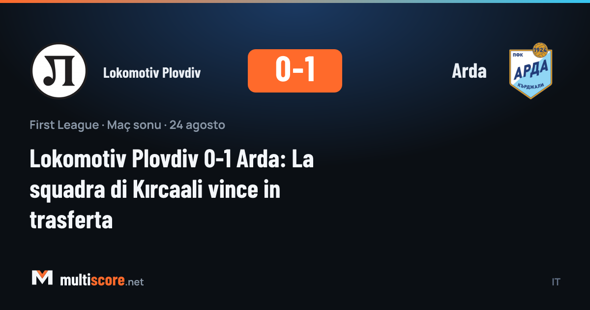 Lokomotiv Plovdiv - Arda maçından bir kare