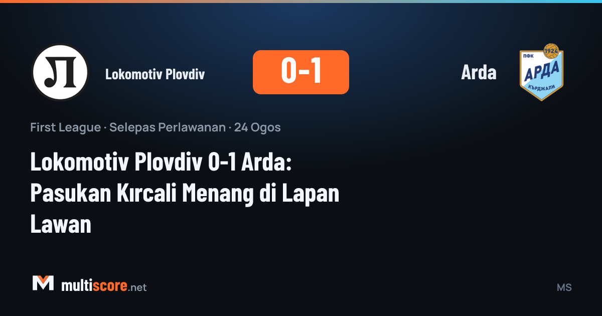 Lokomotiv Plovdiv - Arda maçından bir kare