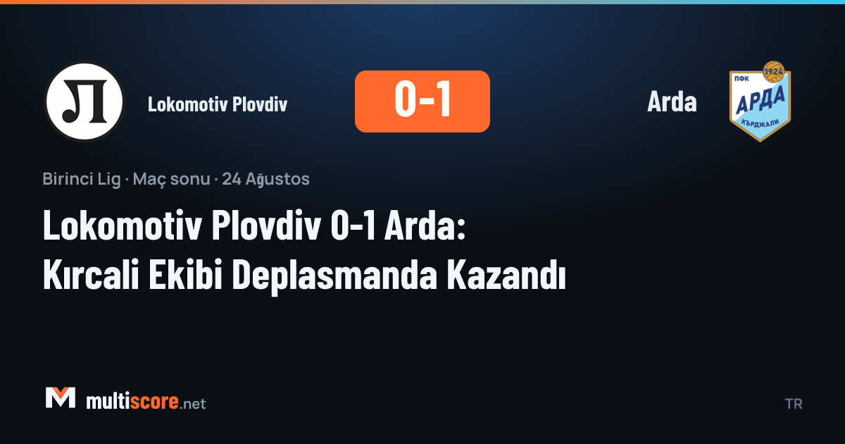 Lokomotiv Plovdiv - Arda maçından bir kare