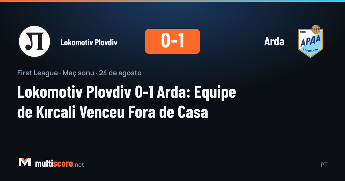 Lokomotiv Plovdiv - Arda maçından bir kare