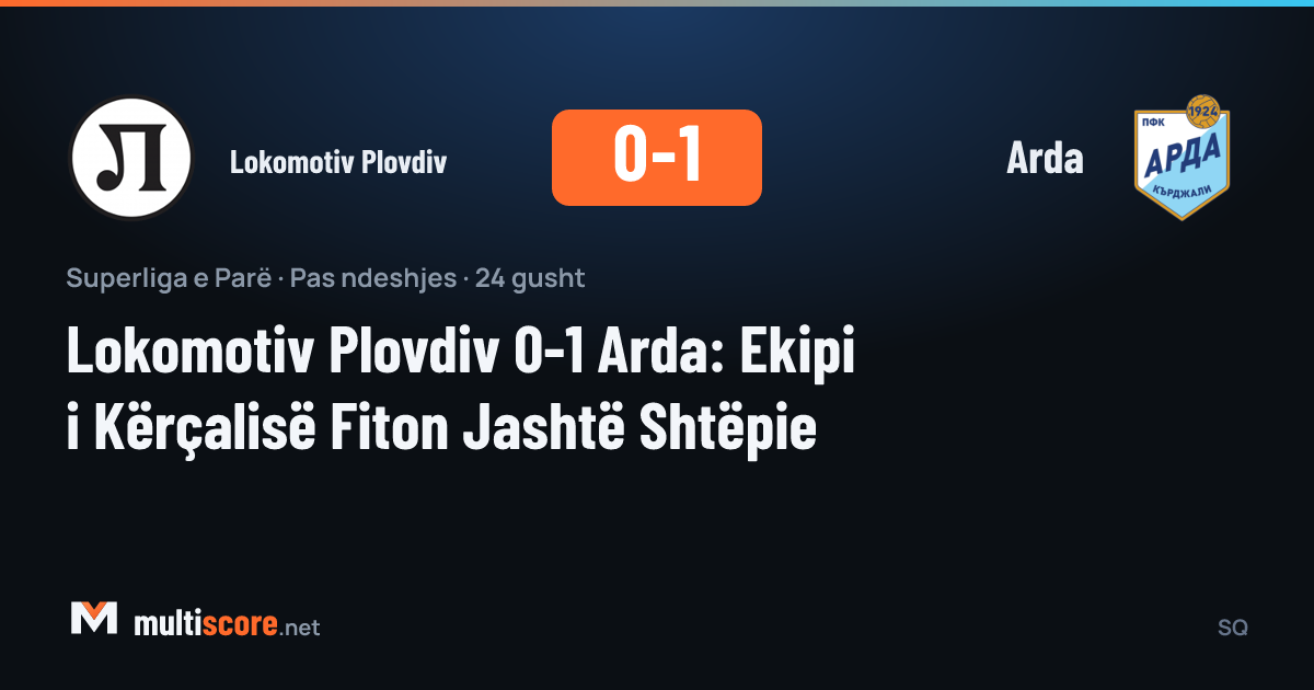 Lokomotiv Plovdiv - Arda maçından bir kare
