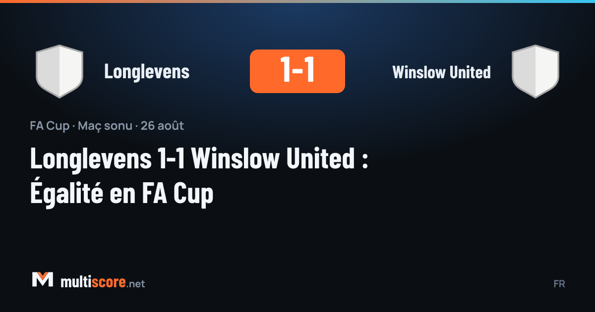 Longlevens - Winslow United FA Cup maçından bir kare