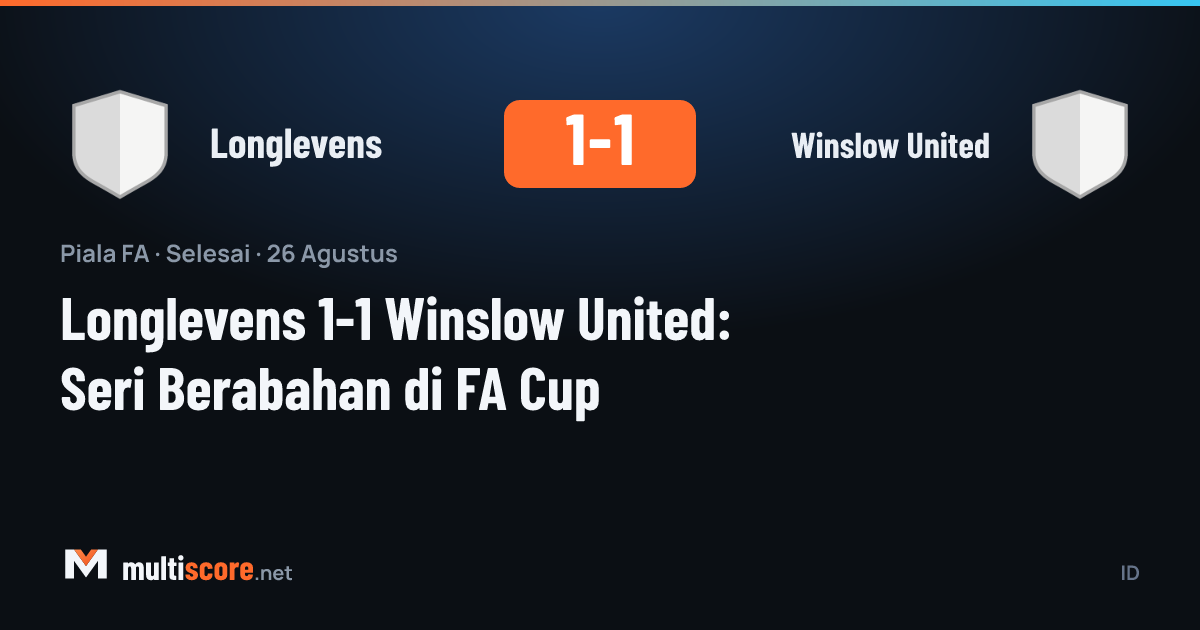 Longlevens - Winslow United FA Cup maçından bir kare