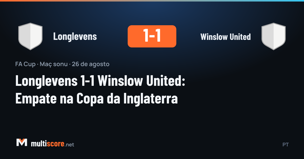 Longlevens - Winslow United FA Cup maçından bir kare