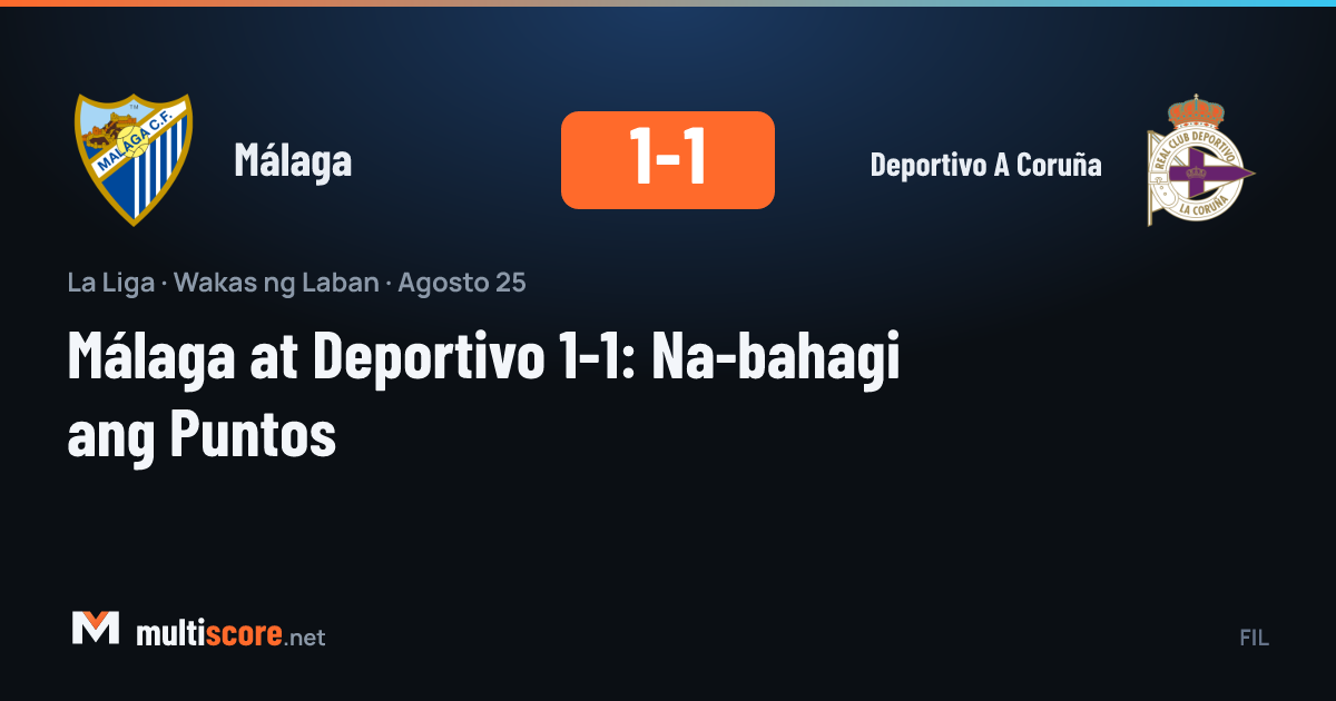 Málaga ve Deportivo A Coruña futbolcuları mücadele ediyor