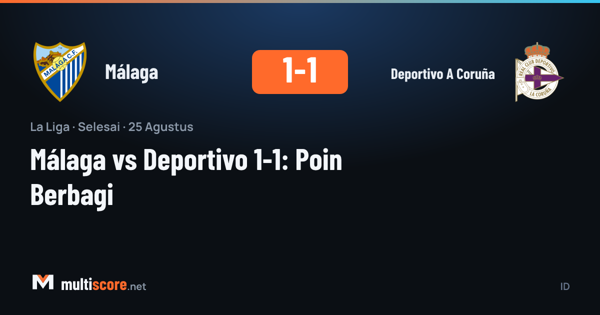 Málaga ve Deportivo A Coruña futbolcuları mücadele ediyor