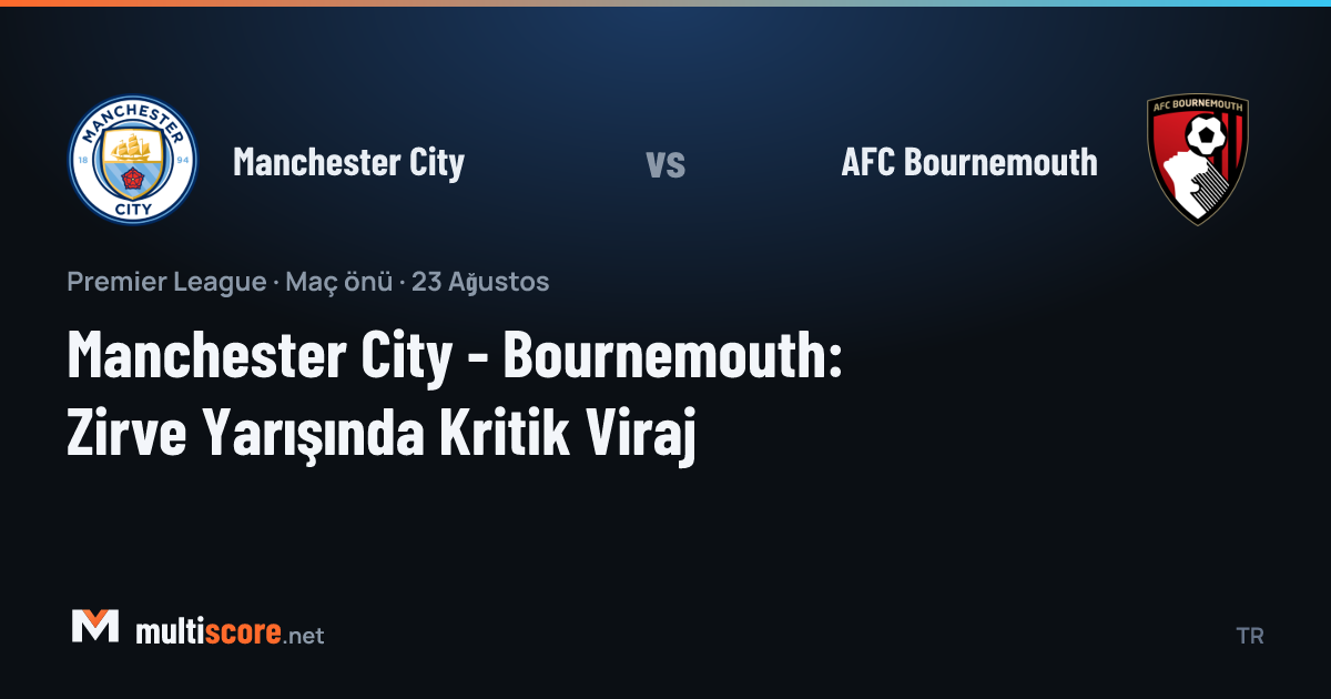 Manchester City - AFC Bournemouth