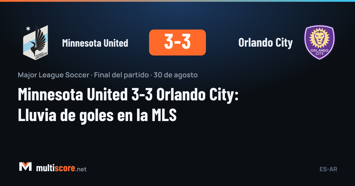 Minnesota United ve Orlando City arasında oynanan MLS maçı