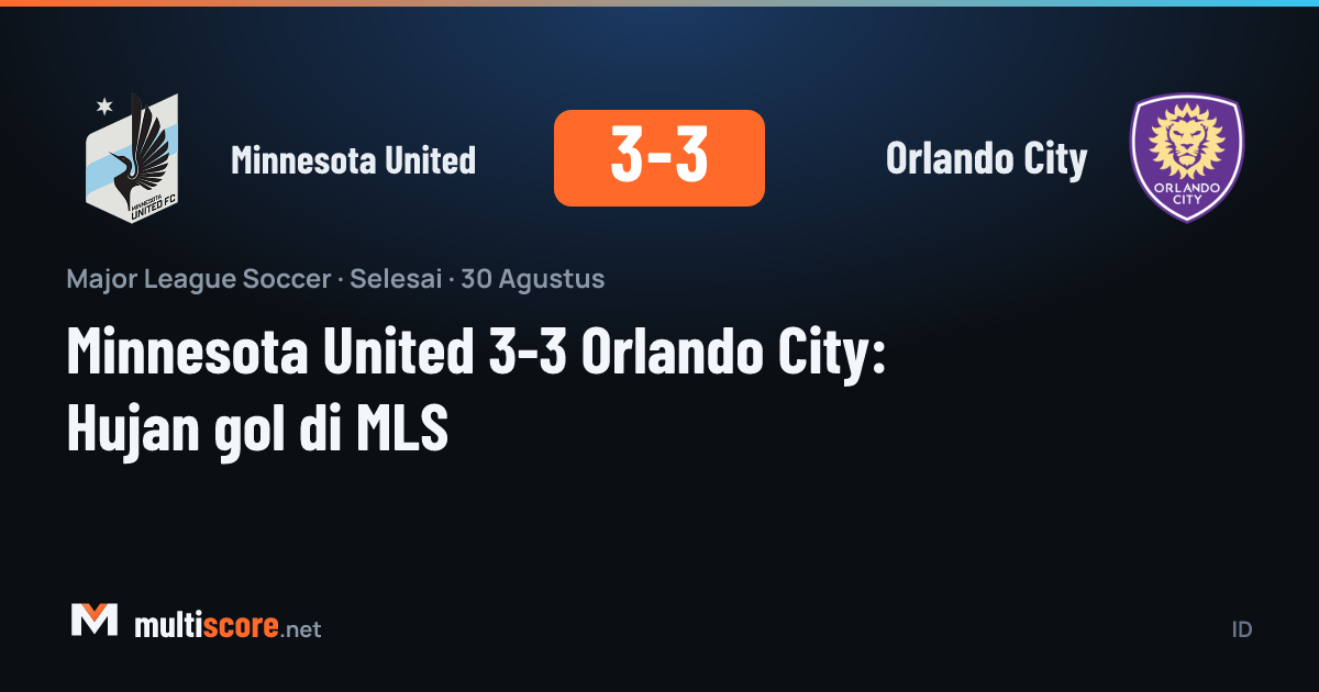 Minnesota United ve Orlando City arasında oynanan MLS maçı