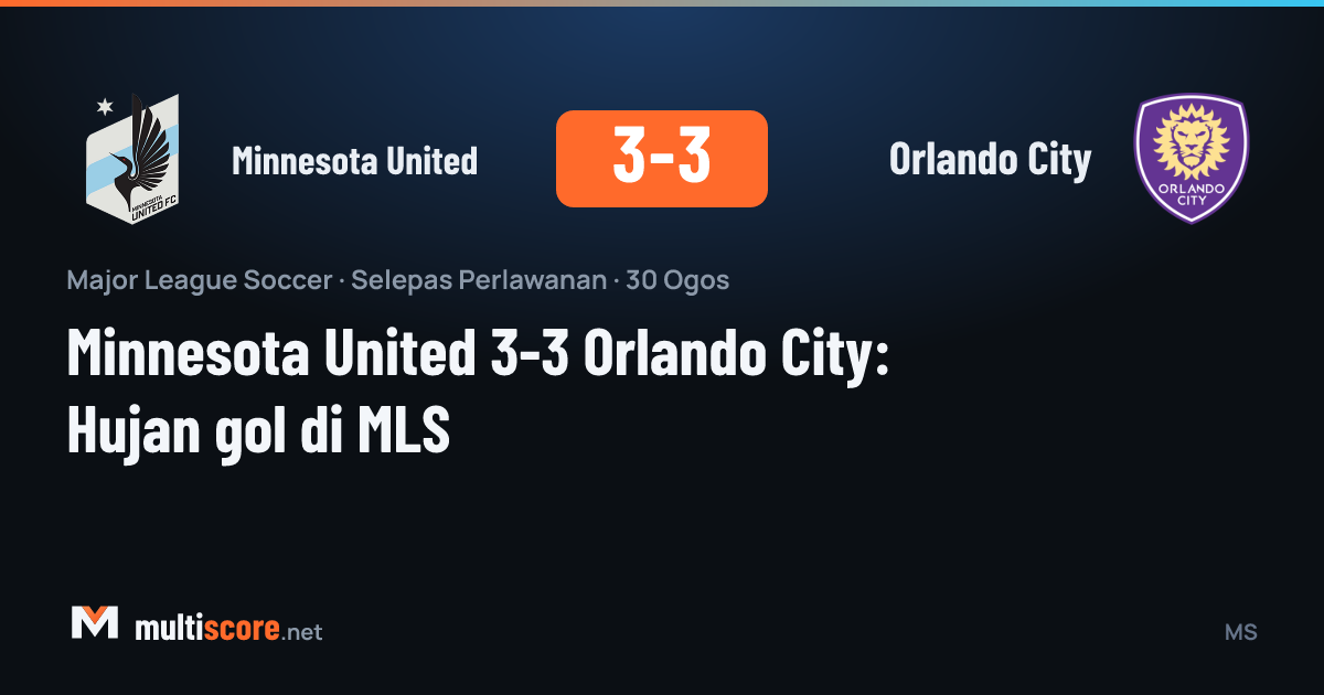 Minnesota United ve Orlando City arasında oynanan MLS maçı