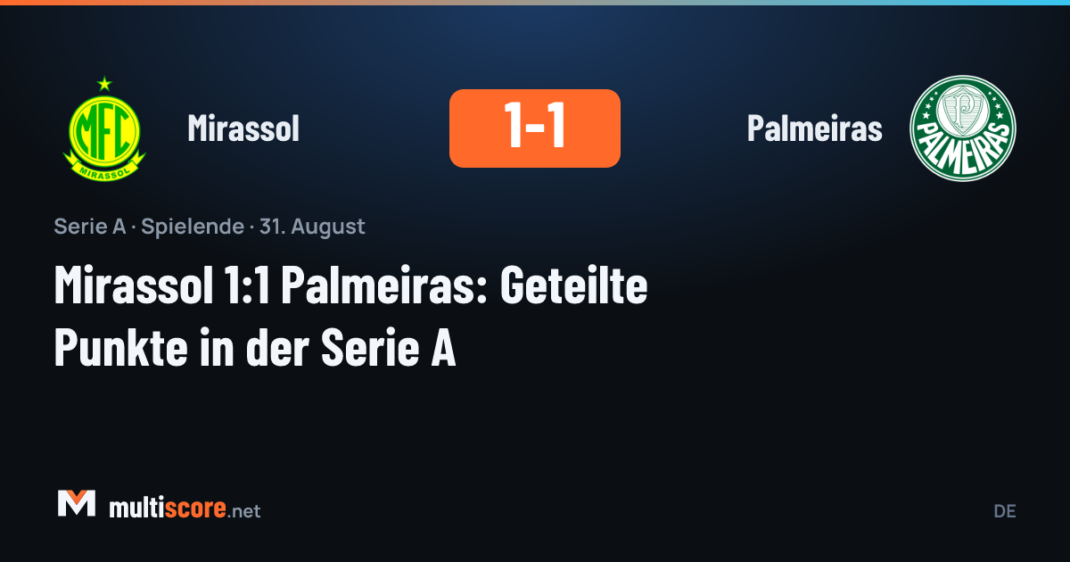 Mirassol ve Palmeiras futbolcularının Serie A maçında top mücadelesi