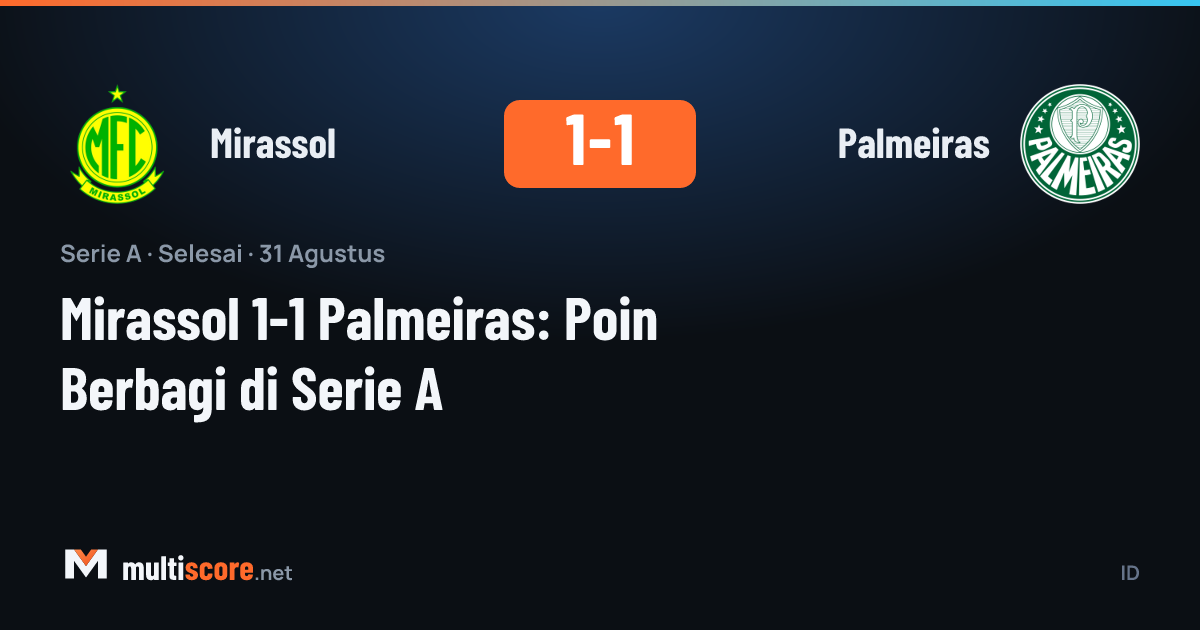 Mirassol ve Palmeiras futbolcularının Serie A maçında top mücadelesi