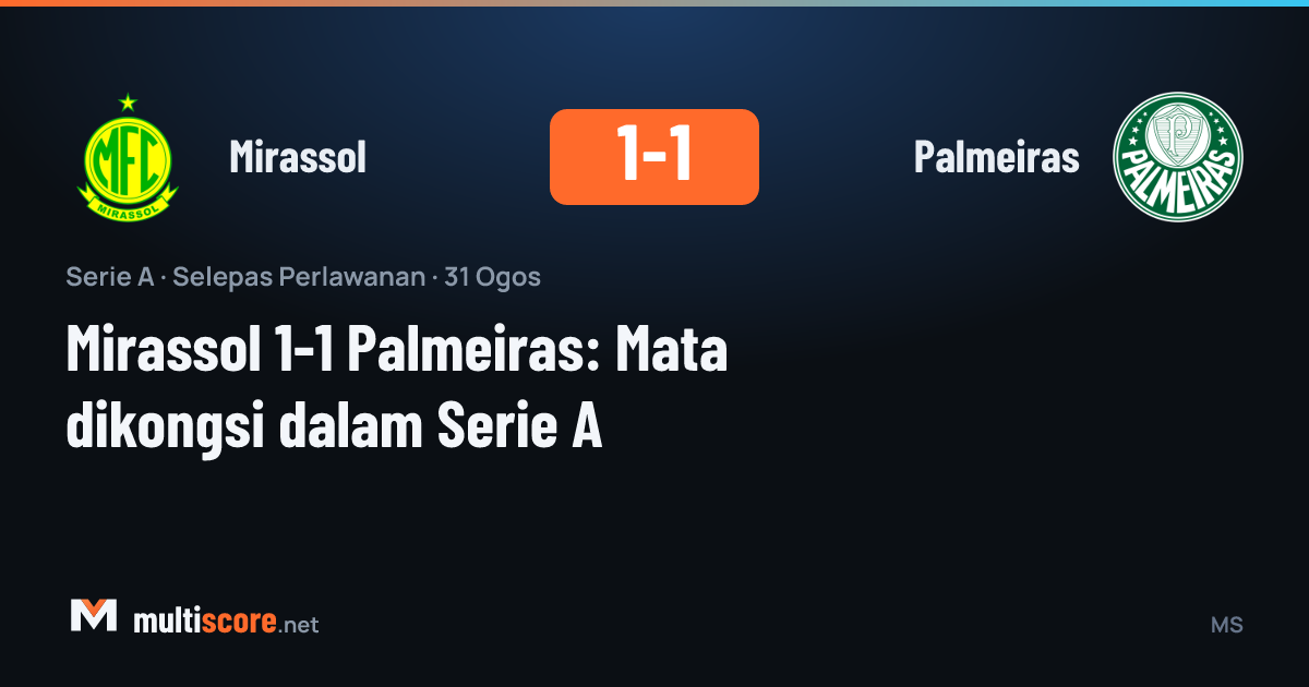 Mirassol ve Palmeiras futbolcularının Serie A maçında top mücadelesi